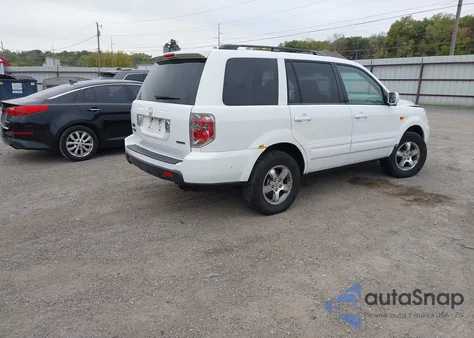 2007 Honda Pilot Ex-L из США, поврежденный, VIN 2HKYF18687H523179